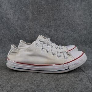 Casual Shoes Womens 7.5 Fabric Lace Up Trainers Sneakers White Cap Toe